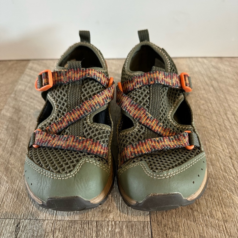 Chaco Kids Shoes - Olive and Multicolor